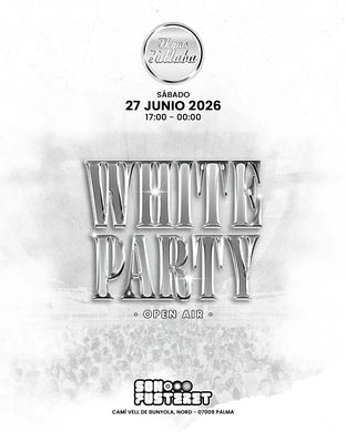 Cartel de El que faltaba · White Party