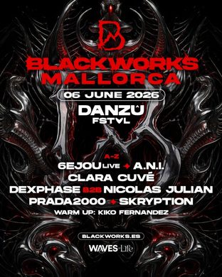 Cartel de Danzû FSTVL x Blackworks
