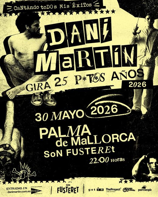 Cartel de Dani Martín