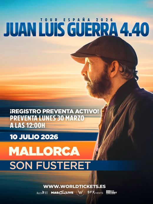 Cartel de Juan Luis Guerra