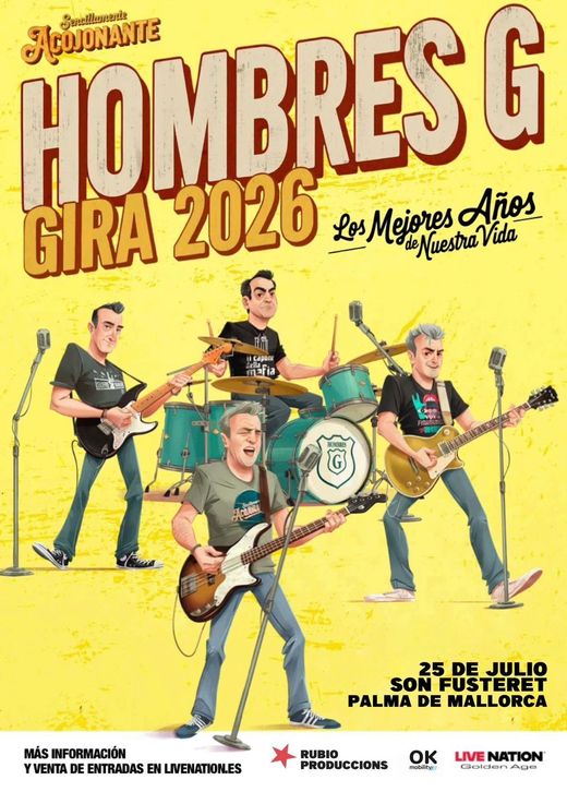 Cartel de Hombres G