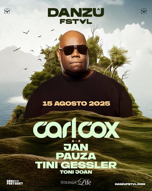 Cartel de Danzû FSTVL x Carl Cox