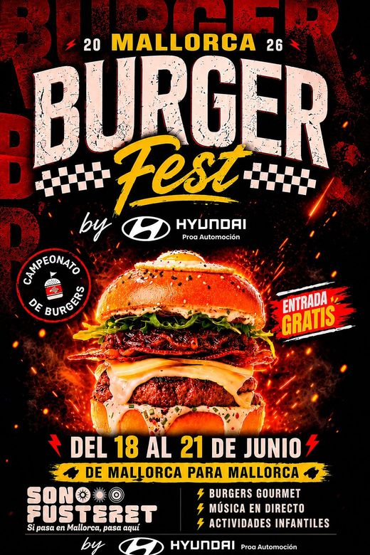 Cartel de Mallorca Burger Fest